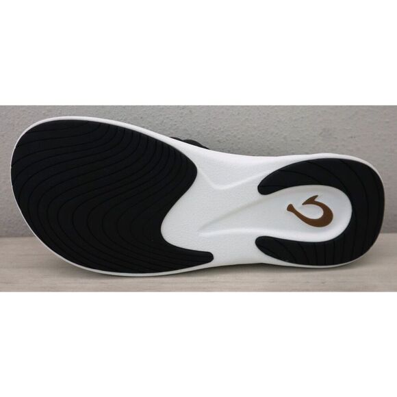 Olukai 10531-4040 Men's Sz 13D Black Komo Water-Resistant Slide Sandals - Picture 2 of 9